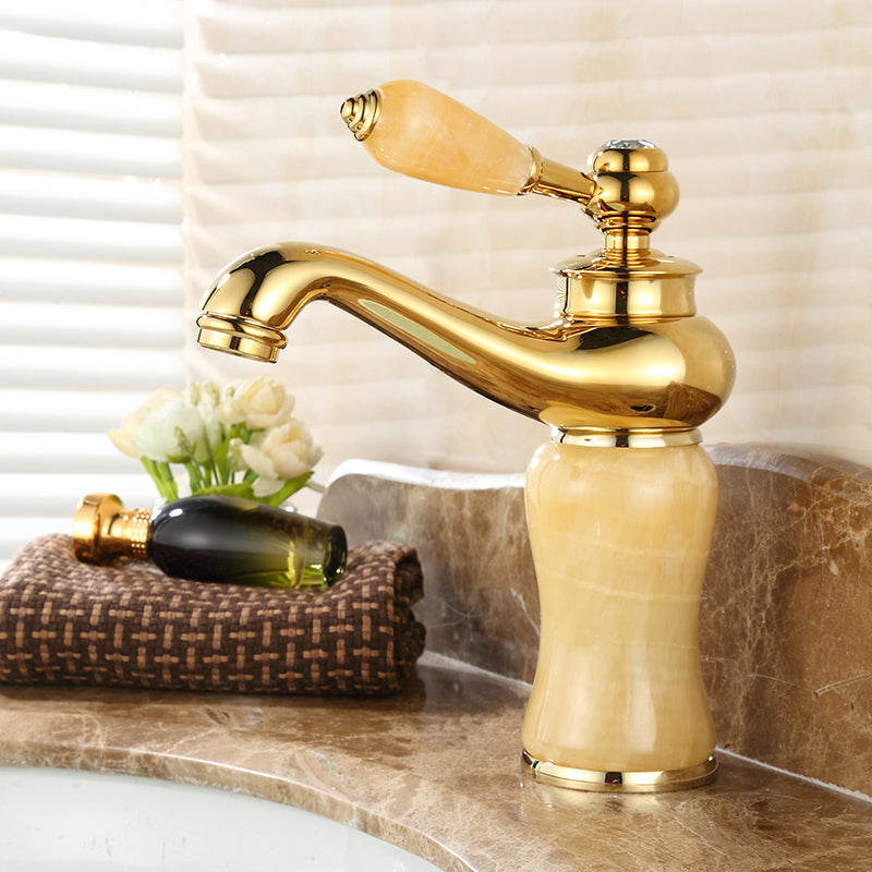 BowLift | Glam Basin faucet Lever handle Low arch basin faucet Bathroom faucet
