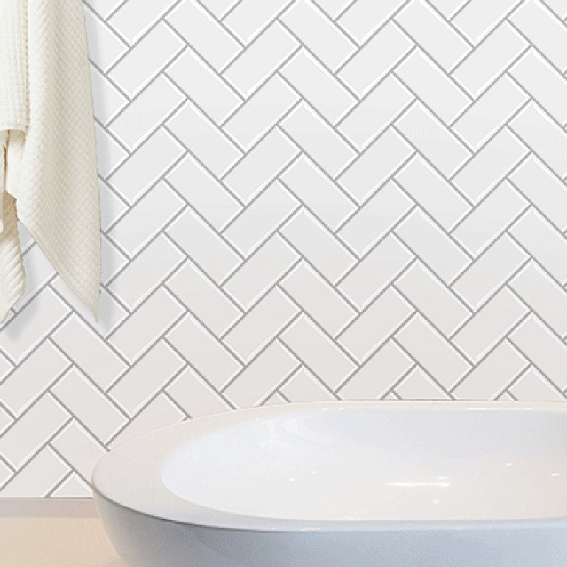 BowLift | White subway tiles waterproof peel & stick tile for kitchen backsplash