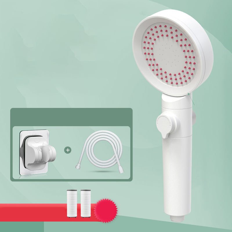 BowLift | Hand Shower Adjustable Spray Pattern White Round Shower Head