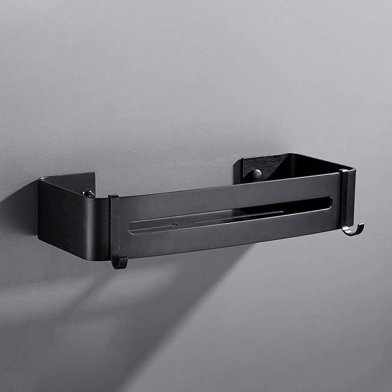BowLift | Matt Black Modern Bathroom Accessories Set, Set of 3, Bathroom Shelf