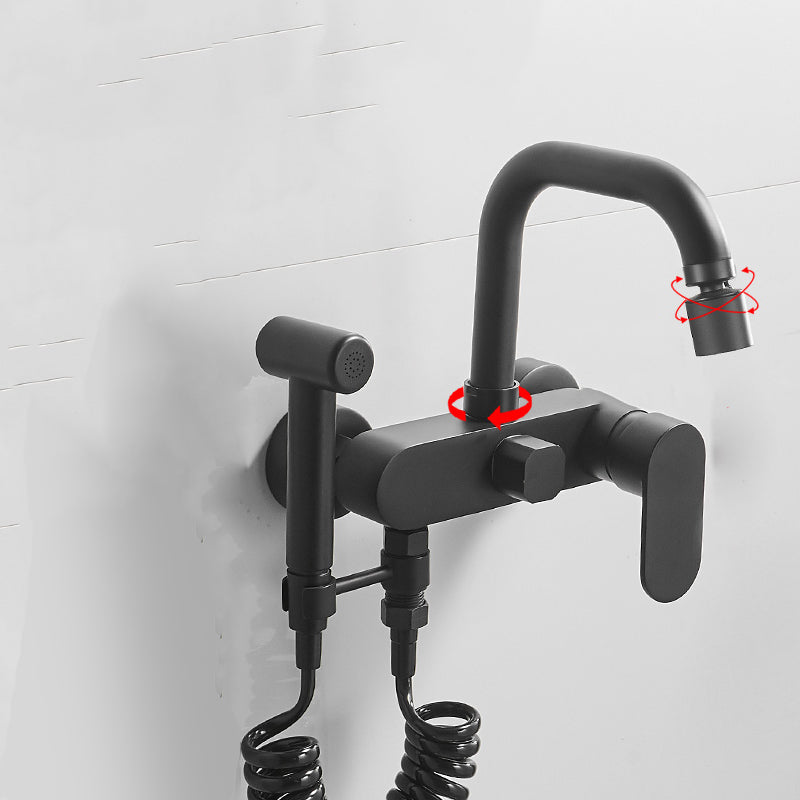 BowLift | Metal Bathtub Faucet Trim Contemporary Lever Handle Bathtub Faucet Trim