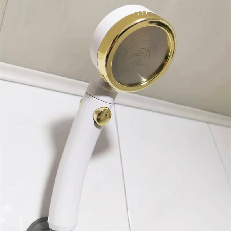 BowLift | Contemporary Shower Head Square Golden Bathroom Handheld Shower