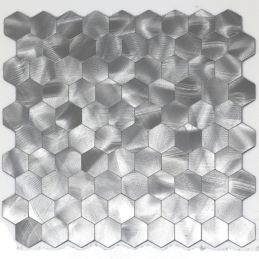 BowLift | Modern Tile-Peel & Stick Metal Mosaic Tile Hexagon Peel & Stick Subway Tile