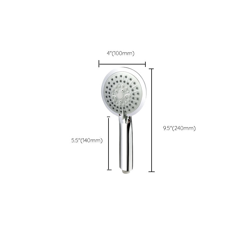 BowLift | Contemporary Handheld Shower Head Adjustable Spray Pattern Silver Shower Head