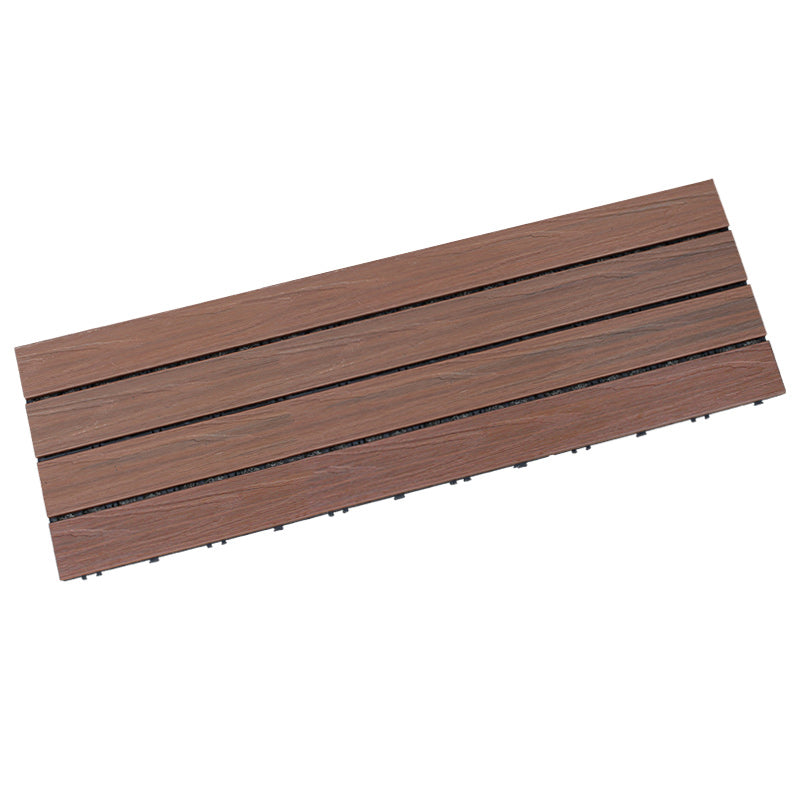 BowLift | Deck Plank drilled hardwood tiles exterior flooring