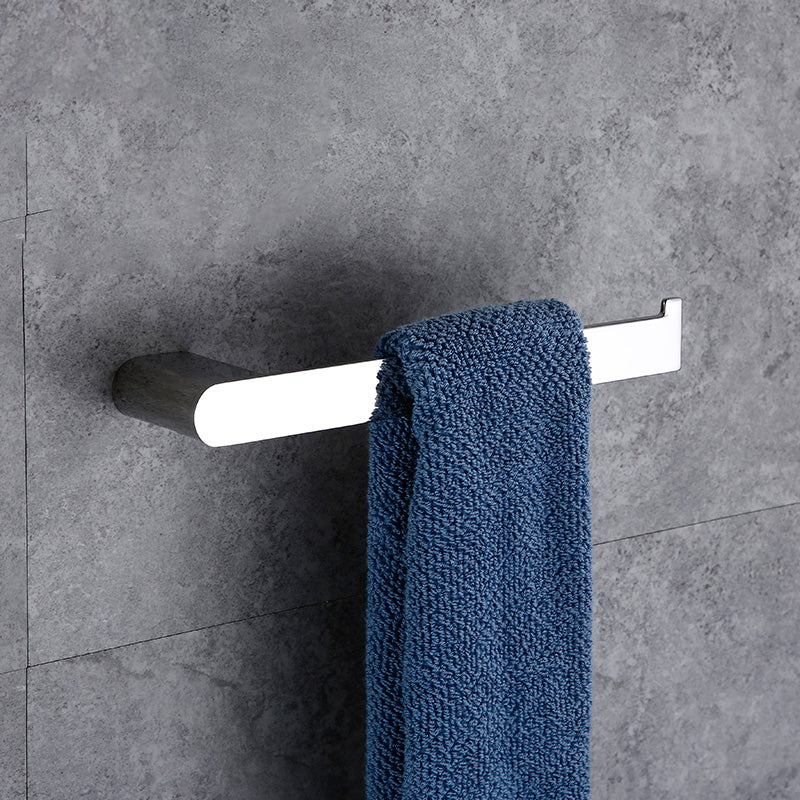 BowLift | Contemporary Bathroom Accessories Hardware Set in Silver with Soap Dish