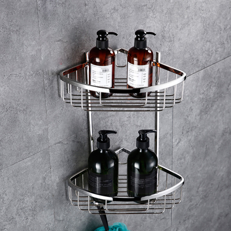 BowLift | Contemporary Bathroom Accessories Hardware Set in Silver with Soap Dish