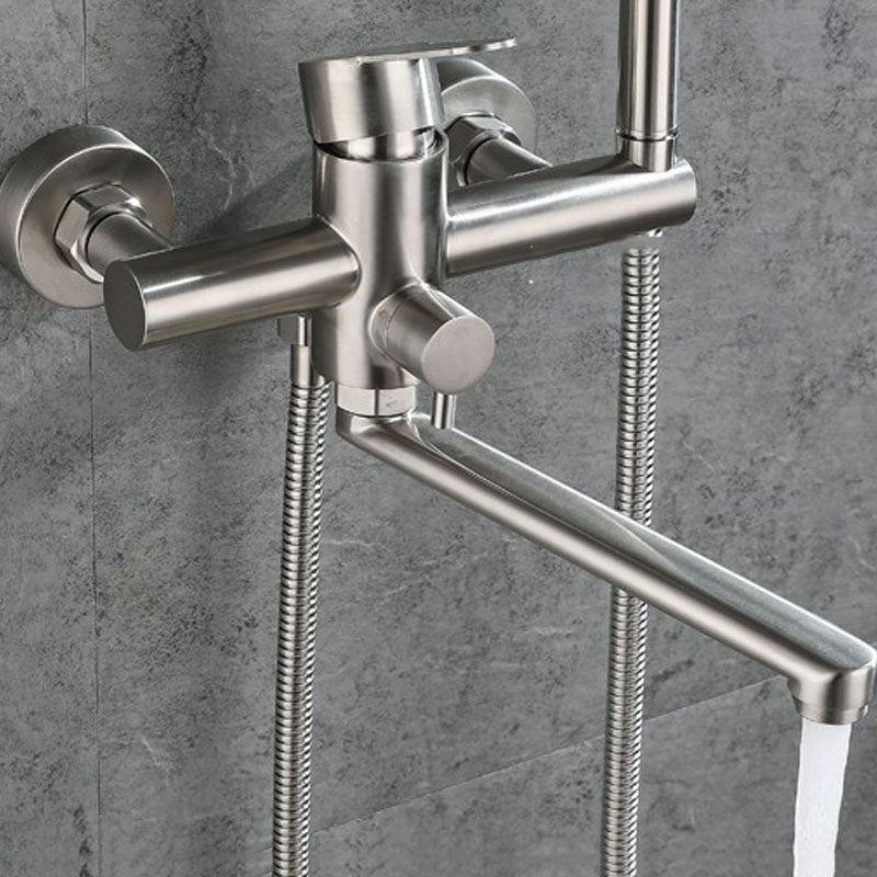 BowLift | Bathroom Bathtub Faucet Lever Handheld Shower Bathtub Faucet