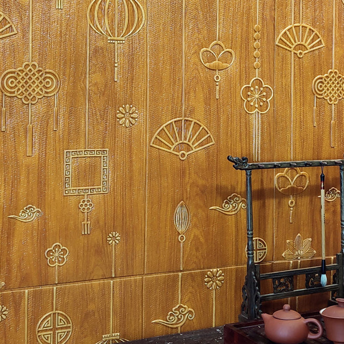 BowLift | Contemporary Wall Panels Self-Adhesive Waterproof Cartoon 3D Print Wall Covering