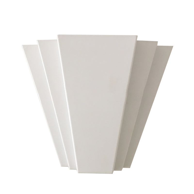 BowLift | White Sector Flush Wall Lamp contemporary LED iron wall-mounted light in white/warm light