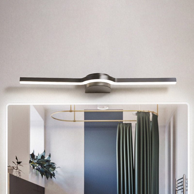 BowLift | 16"/23.5" L Acrylic Slim Line Wall Lamp Modern LED Wall Lamp Sconces in Black, White/Warm Light