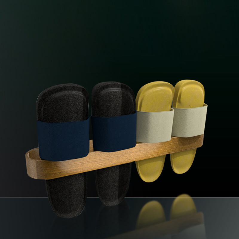 BowLift | 2-piece modern bathroom hardware set in gold/black, towel holder