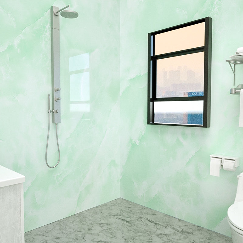 BowLift | Marbleing Water-repellent Tile PVC Single Peel and Stick Tile for Bathroom Back Wall