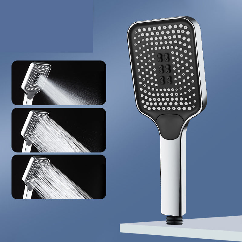 BowLift | Modern Rectangular Hand Shower in Black 3 Spray Wall Mounted Hand Shower