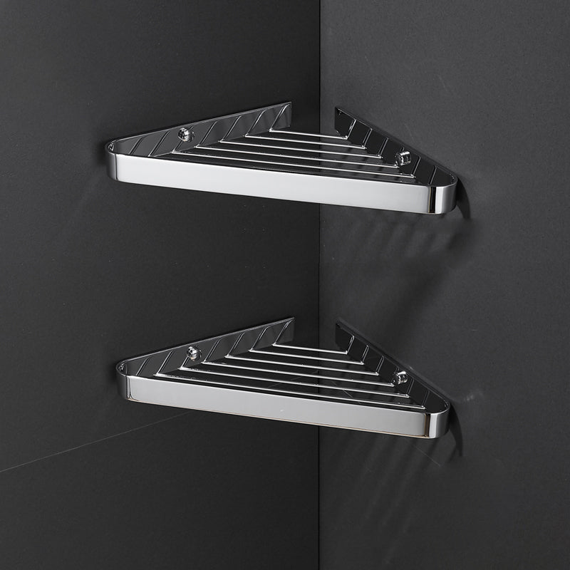 BowLift | 2-piece modern bathroom accessory set, polished chrome/gold, bathroom shelf