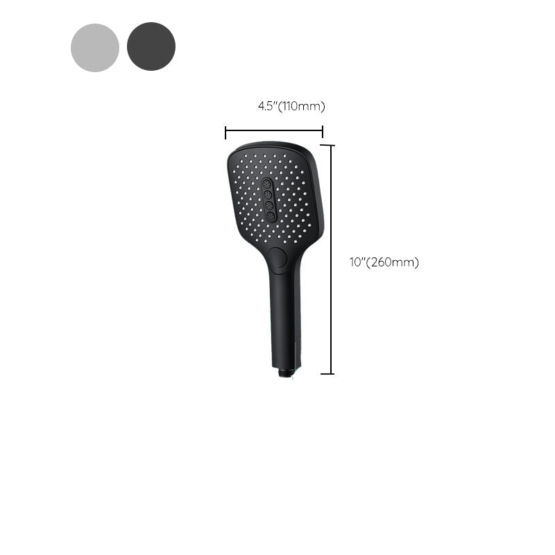 BowLift | Rectangular Self-Cleaning Hand Shower Adjustable Spray Pattern Wall-Mounted Hand Shower