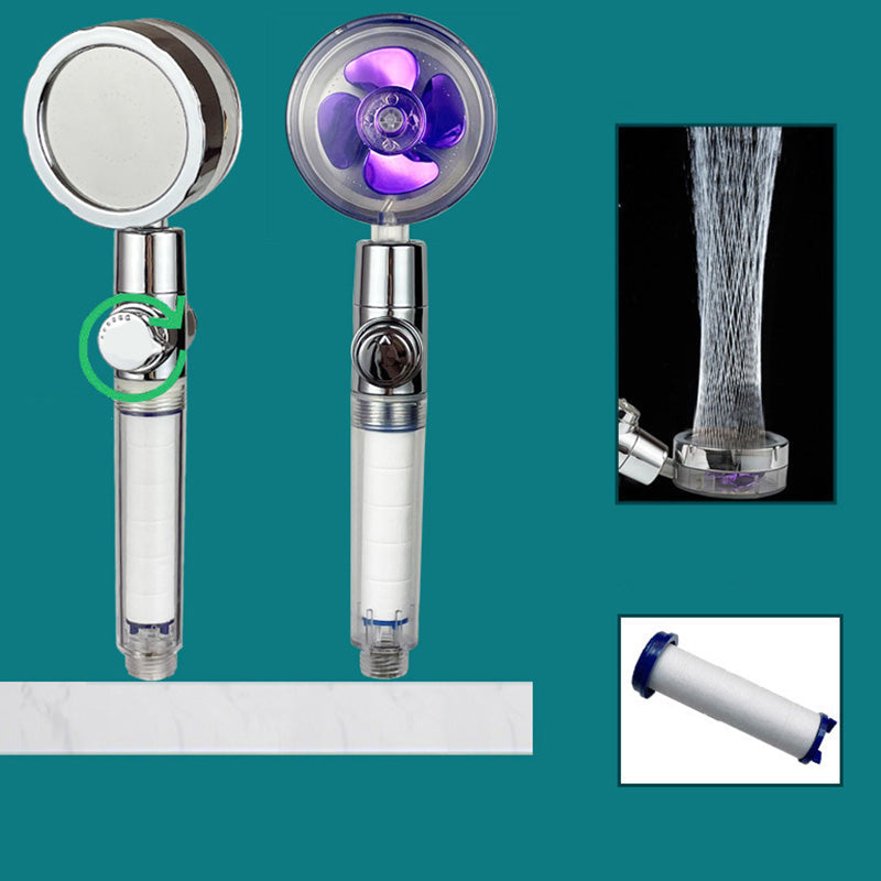 BowLift | Modern Round Handheld Showerhead Rain Spray Head made of Plastic