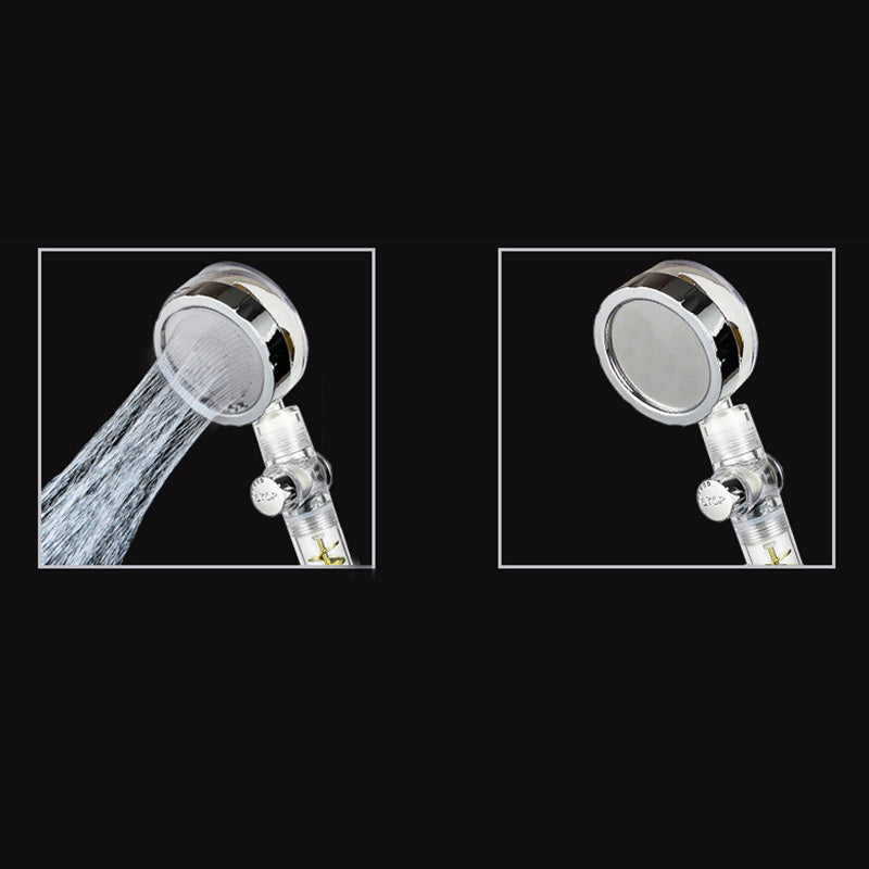 BowLift | Modern Round Handheld Showerhead Rain Spray Head made of Plastic