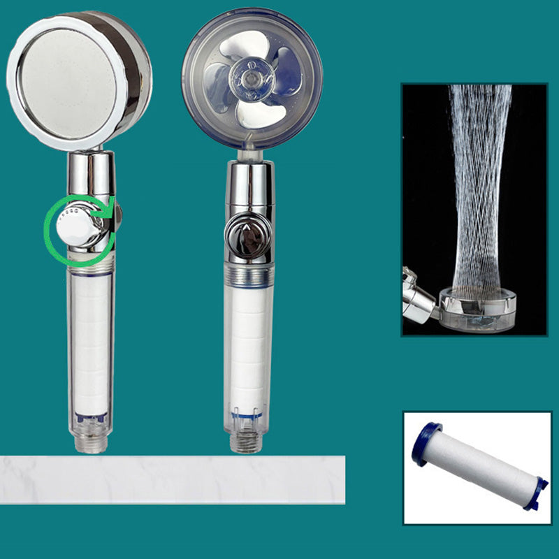 BowLift | Modern Round Handheld Showerhead Rain Spray Head made of Plastic