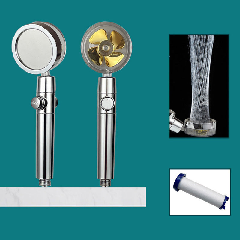 BowLift | Modern Round Handheld Showerhead Rain Spray Head made of Plastic