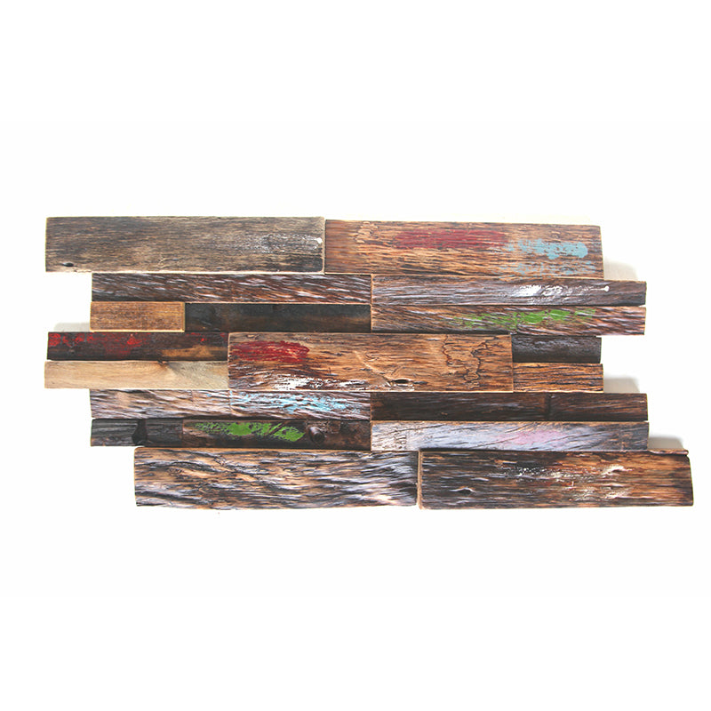 BowLift | Wall cladding wood shiplap mosaic modern interior wall cladding