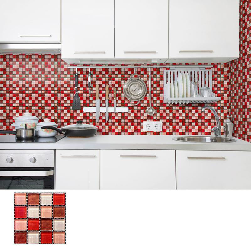 BowLift | Pattern Color Stone Peel and Stick Mosaic Tile Peel and Stick Tiles Set of 20