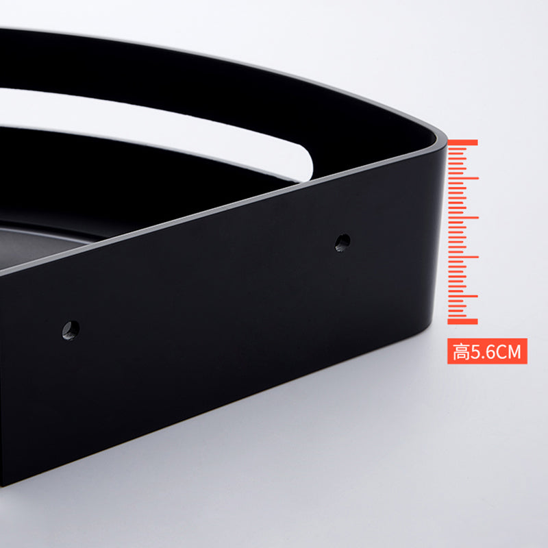 BowLift | Black Bathroom Set Modern 1/2/3 - Piece Anti-Rust Bathroom Rack