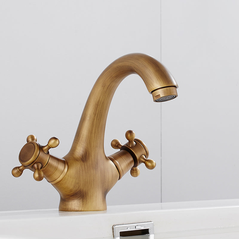 BowLift | Vintage Wide Spread Bathroom Faucet Industrial Lever Sink Faucet