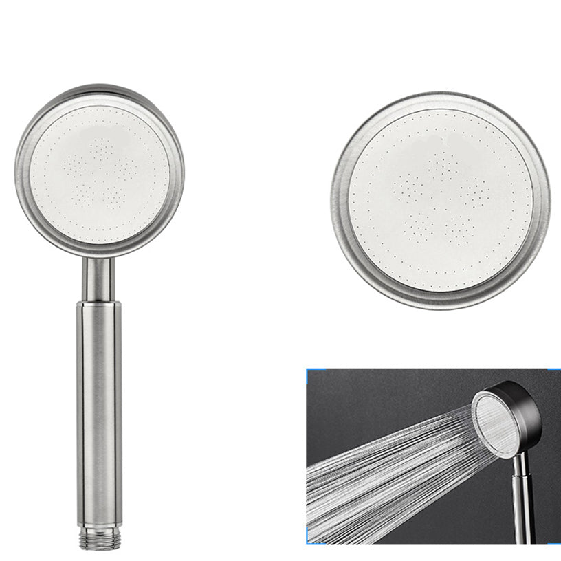 BowLift | Round Handheld Shower Water Saving Showerhead Made of Stainless Steel