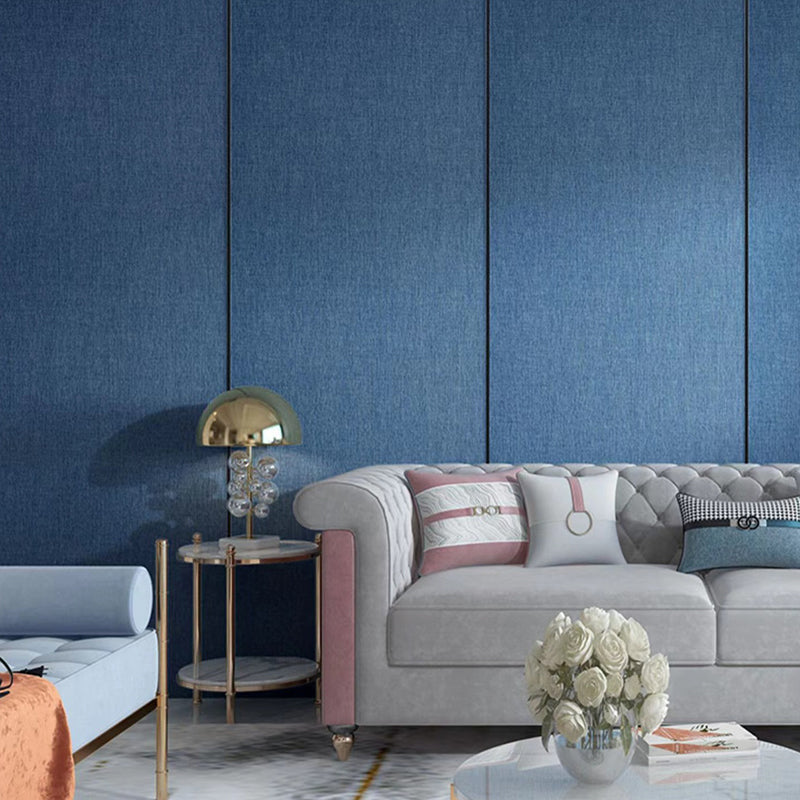 BowLift | Contemporary Style Wall Panel Linen Living Space Peel and Stick Wall Covering