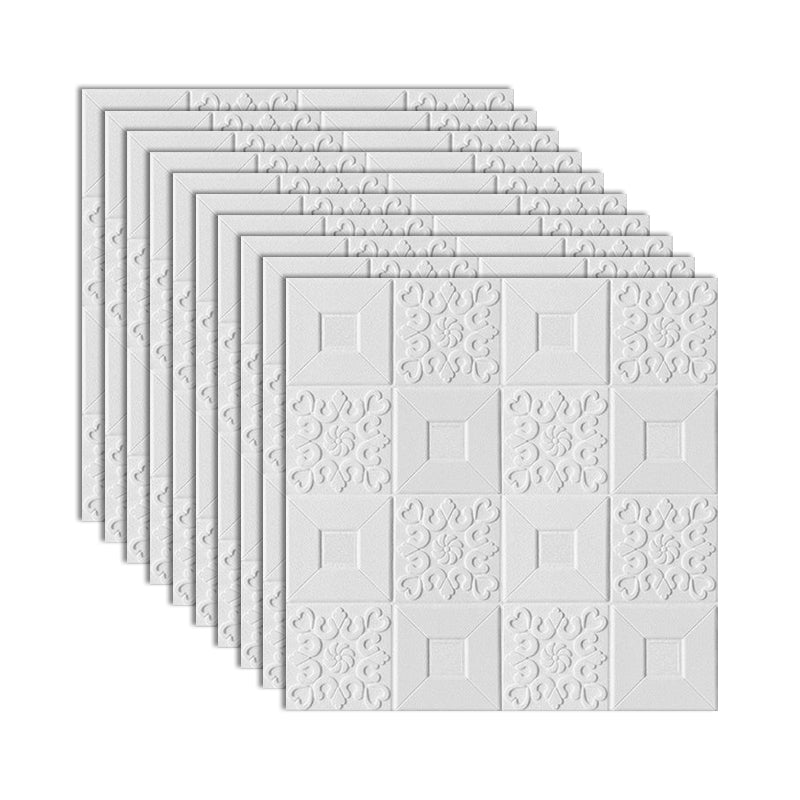 BowLift | Modern Style Plastic Wall Panel Living Room Peel and Stick 3D Wall Covering