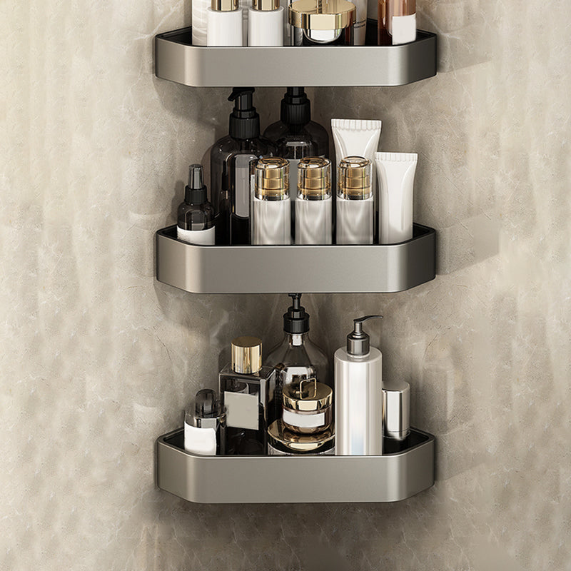 BowLift | Adhesive holder metal bathroom accessories single piece or in set with bathroom shelf