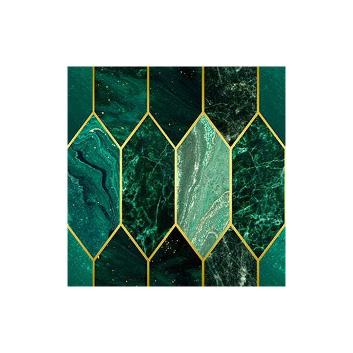 BowLift | Polygon Peel and Stick Splash Guard Tile PVC Mosaic Peel and Stick Tile for the Kitchen