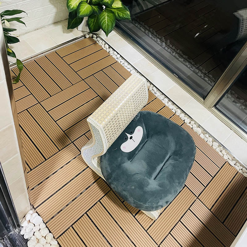 BowLift | Classic Cover Tile Laying Pattern Wood Outdoor Floor Tile