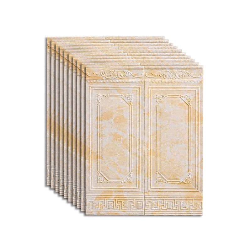 BowLift | Wall Panel 3D embossed Peel and Stick waterproof back panels for living room