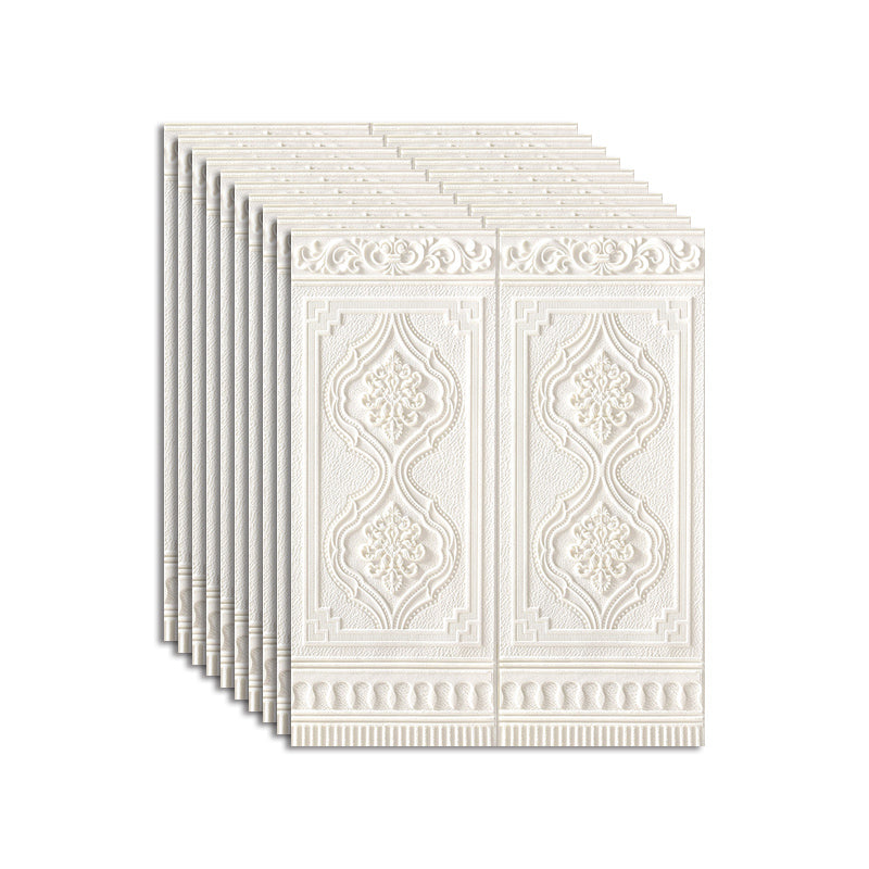 BowLift | Wall Panel 3D embossed Peel and Stick waterproof back panels for living room