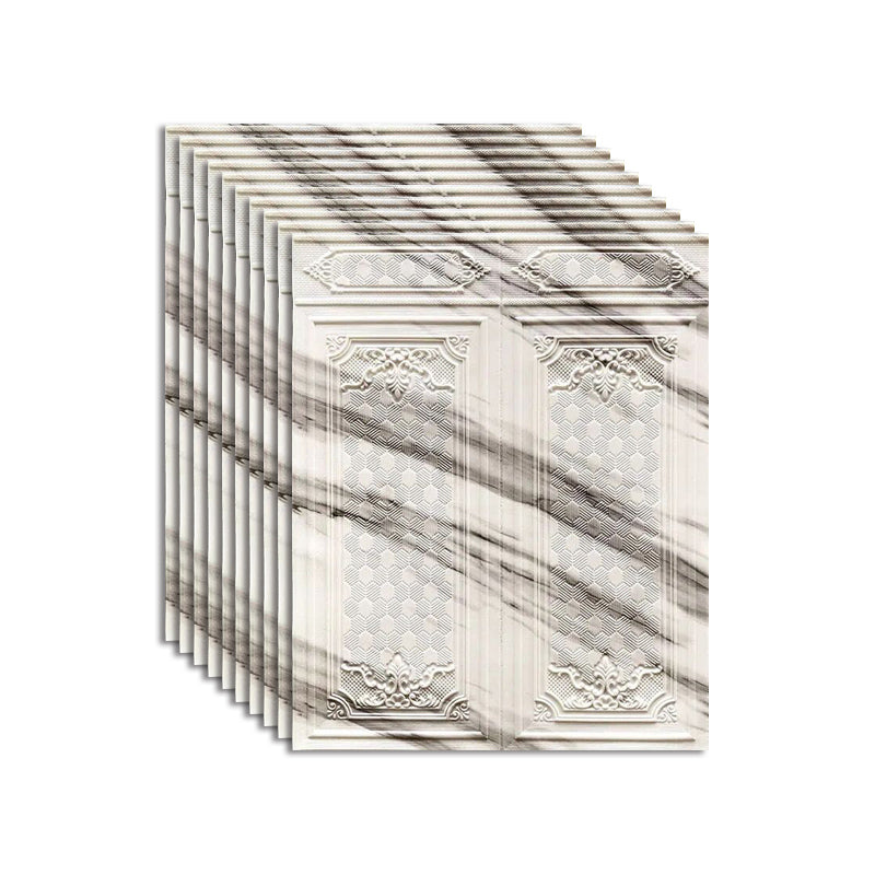 BowLift | Wall Panel 3D embossed Peel and Stick waterproof back panels for living room