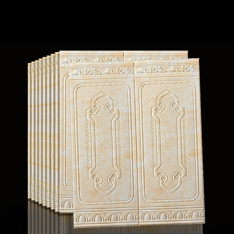 BowLift | Contemporary waterproof 3D wall panel veneer for peeling and sticking for interior walls