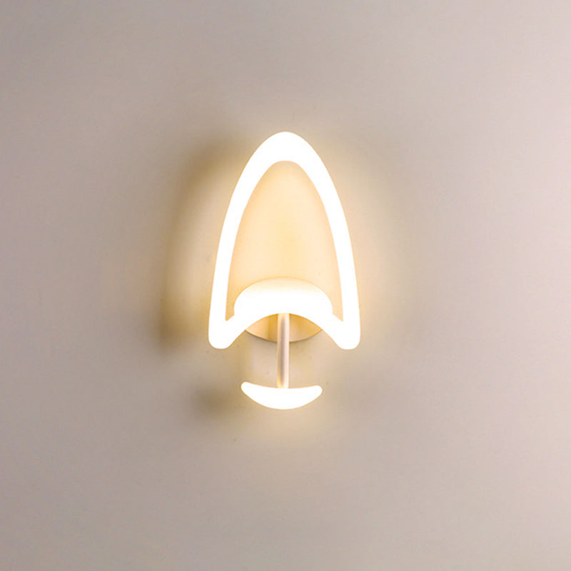 BowLift | Minimalistic Tree-Shaped Acrylic Wall Lamp LED Wall Light for Warm/White Light for Bedroom