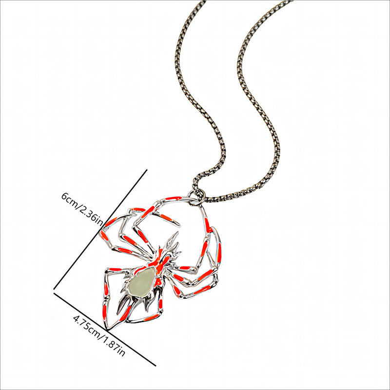 BowLift | Glow-in-the-Dark 3D Spider Necklace