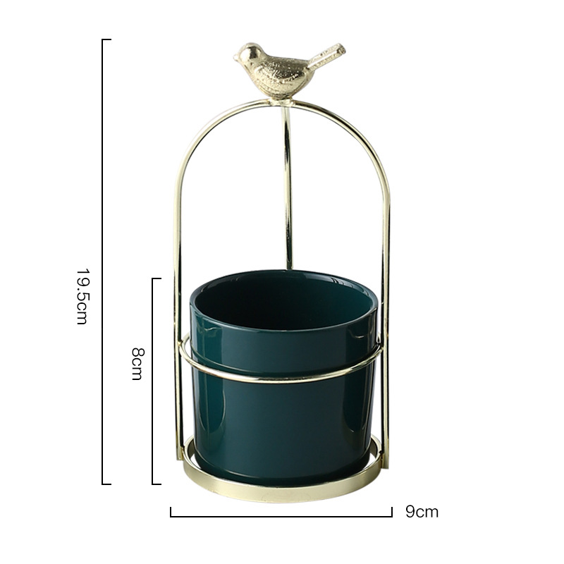 BowLift | Flower plant pots with bird design for stylish decoration