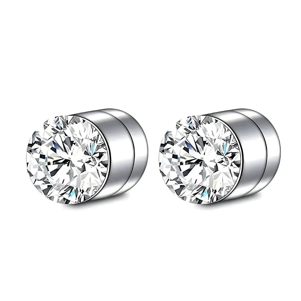 BowLift | Premium Unisex Magnetic Crystal Design Stud Earrings