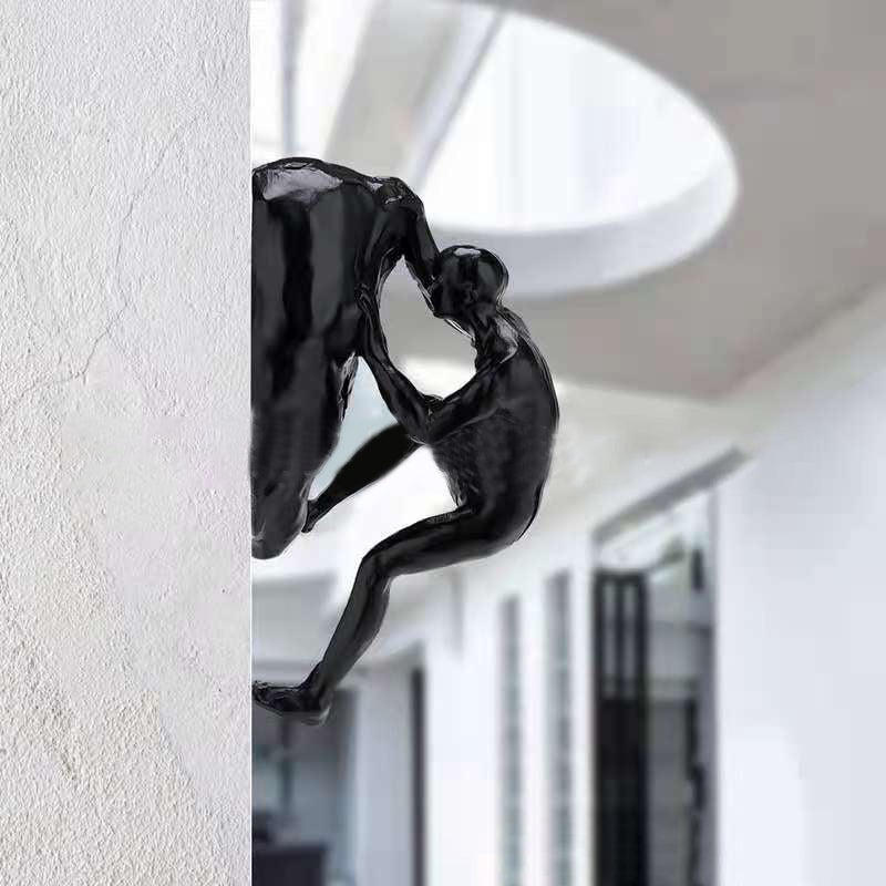 BowLift | Climber Nordic Art Wall Hanging Statues