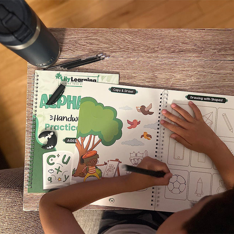 BowLift | Cursive Practice Sentence Reusable Exercise Notebooks for Children