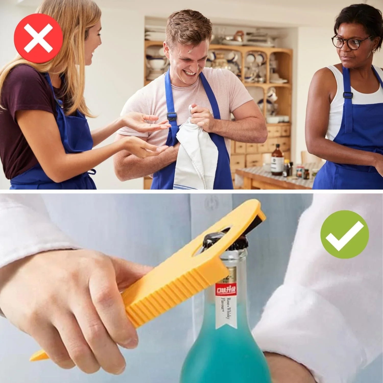 BowLift | Ergonomic bottle opener with practical handle for easy use