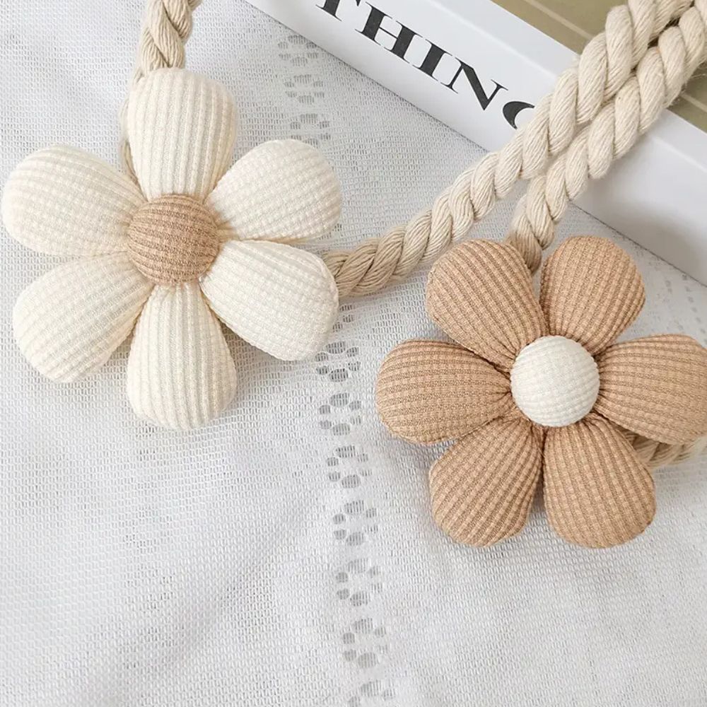 BowLift | Delicate Flower Magnetic Curtain Tie Back | 2Pcs Set