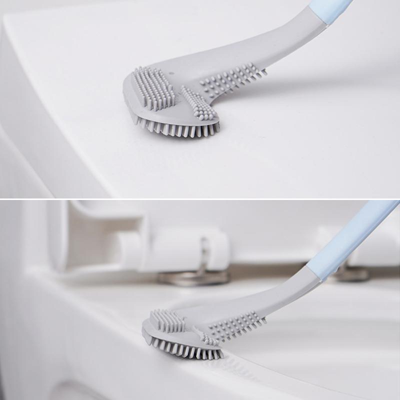 BowLift | Longer Handle Flexible Silicone Golf Toilet Brush