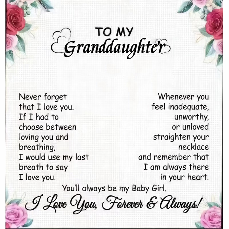 BowLift | Cross Dancing Necklace With Message Card Gift