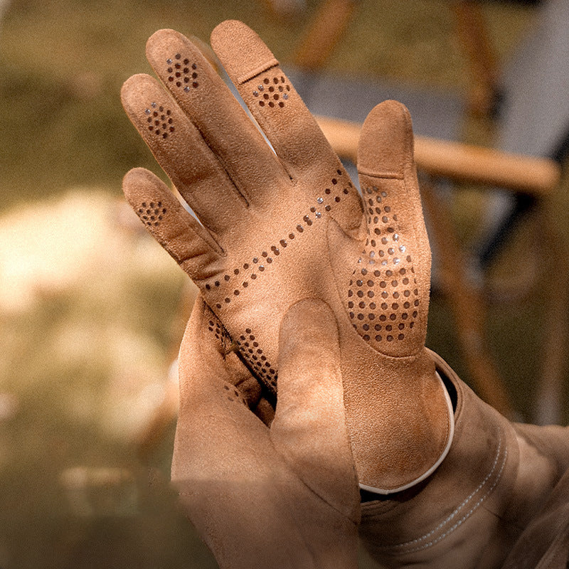 BowLift | Cold-resistant suede gloves