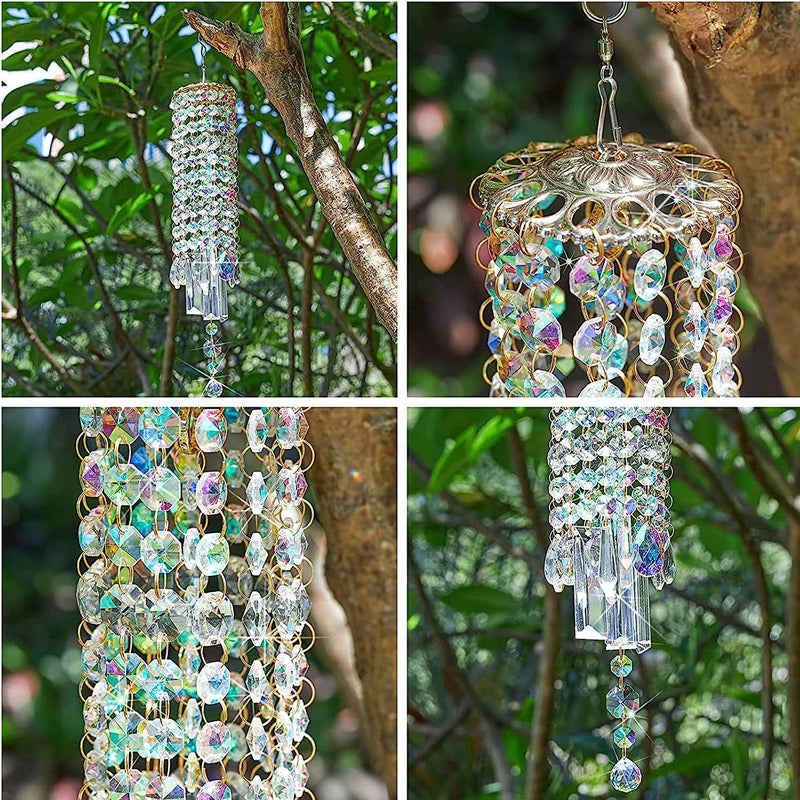 BowLift | Aurora Crystal Glass Wind Chime